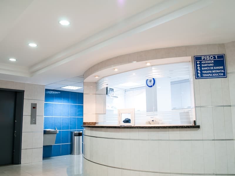 Front reception area